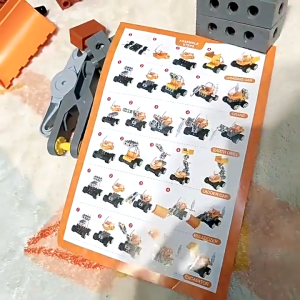 🔥Hot sale🔥 Large particle assembly building blocks can be transformed into engineering vehicles and airplanes as gifts