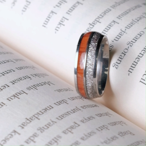 Racabel Elanor Ring - Cincin Pria Wanita Titanium Elegan Anti Karat Asli