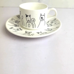 The Leaferie Olivier Mug (Series 5) Coffee Ceramic cup. Cat theme kitchenware mugs