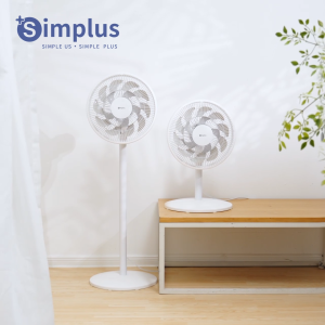💕Simplus Pink⚡สินค้าใหม่⚡14 นิ้ว พัดลมตั้งโต๊ะ ตั้งพื้น อเนกประสงค์ ใบพัดลม 2 ชั้น ลมธรรมชาติ เงียบและประหยัดพลังงาน ความเร็วลม 3 ระดับ พัดลม พัดลมแบบพกพา Stand Fan/Floor Fan DFSH009