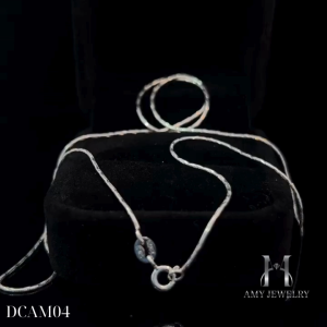 DCAM04 Dây chuyền bạc S925( KHÔNG KÈM MẶT) công nghệ xi độc quyền NanoShield- Tặng nước rửa cao cấp