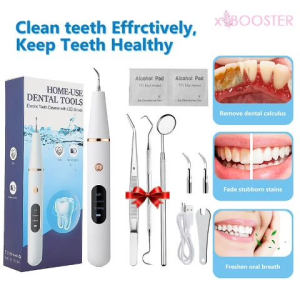 【SG Ready Stock】Home-Use Electric Teeth Cleaner With LED Screen Dental Tools with FREE Tools Set🦷Calculus Removal✅Fade Stubborn Stains✅Teeth Whitening✅Freshen Oral Breath✅