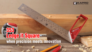 KAPRO 325M Magnetic Lock Combination Square Milled Side with Stainless Steel Scribe CM Inches Marker