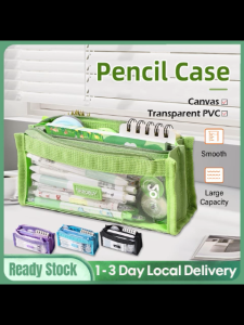 6 Layer Pencil Case Transparent Large Capacity Creative Cute Stationery Storage Bag Girls Student Multi-Layer Zipper Pencil Bag Transparent Pencil Case Matte Big Capacity Zipper Waterproof Pen Bag Student Stationery Storage Box Cosmetic