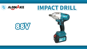 Mesin Impact Drill Baterai Monake 48Volt (2 Baterai) Cordless Brushless Mesin bor Portabel mini