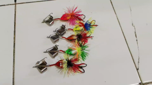 umpan casting gabus toman slater tek tok buzzbait propeller bahan kayu