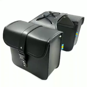 1 คู่รถจักรยานยนต์ด้านข้างกระเป๋าหนัง PU กันน้ำ Saddlebag รถ การปรับเปลี่ยนกระเป๋าแขวน