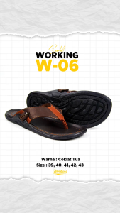 Working Sneakers For You Sandal Jepit Pria Code W-06
