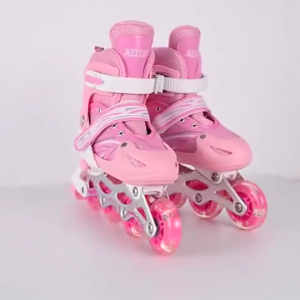 youth inline roller skates for kids full flash colorful childrens adjustable size skates for girls