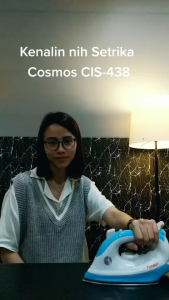 COSMOS CIS 438 Setrika Listrik Setrika Jetspray PLAT STENLIES STEEL
