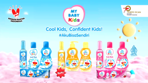 MY BABY KIDS 2in1 Hair&Body Wash | Kemasan PUMP | Sabun Cair | Sabun Anak | With Aloe Vera & Olive Oil