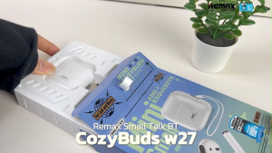 Remax Small Talk BT CozyBuds w27 - หูฟังบลูทูธ รูปแบบ earbud ไร้สาย น้ำหนักเบา