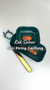 Rak Sabun Cuci Piring Wastafel/ Rak sabun Cuci Tangan / Rak Gantungan Kran/ Rak Wastafel 18.5 X 17.5 X 10 AA44