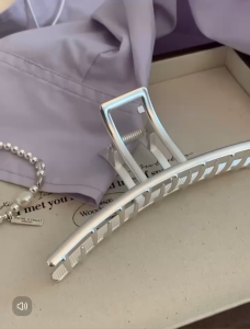 Kẹp tóc kim loại Doudou Kẹp càng cua cỡ lớn phong cách Hàn Quốc Cặp tóc kim loại thời trang ZJ108