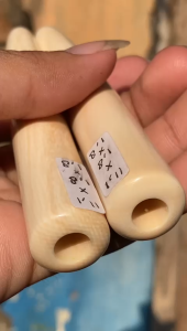 Pipa GG Asli Lokal Model Pucuk Lengkung 11cm Tebal Mulus