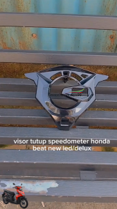 Visor Tutup Speedometer Honda Beat New LED / Delux 2020-2023