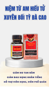 Niệm Từ Am Hiếu Tử Tỳ Bà Cao - Giảm Ho Tan Đàm - Giảm Đau Họng Viêm Họng Viêm Thanh Quản Chai 300ml