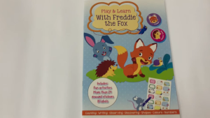 Learn Counting Writing Shapes & Numbers with Freddie Fox Activity Book with 42 Stickers for Kids