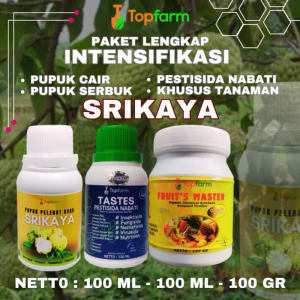 Pupuk Topfarm / Pupuk Paket Lengkap Buah Srikaya / Pupuk Khusus Buah Srikaya / Pupuk Booster Buah Srikaya / Pupuk Buah Srikaya Terbaik / Pupuk Pembesar dan Pelebat Buah Srikaya