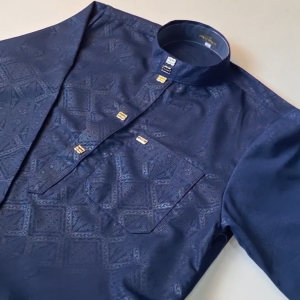 AZKAN jubah pria remaja bahan katun besway premium motif terbaru model lengan panjang gamis muslim dewasa kekinian