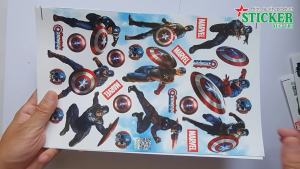 [HCM]Bộ Sticker CAPTAIN Miếng dán được cắt sẳn có màng bảo vệ chống nước chống trầy. Dùng dán trang trí lên điện thoại nón bảo hiểm xe hơi laptop