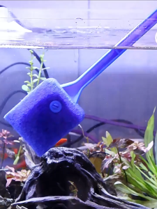 🐠🦐【READY-STOCK】Aquarium Fish Tank 360 Angle Brush 40cm Long Handle Double Sided Cleaning Brush /PENCUCI AQUARIUM 鱼缸清洁刷用品