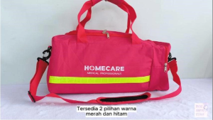 Medical Travel Bag 2in1 HOMECARE Tas Perlengkapan Medis P3K Tas Kesehatan Siaga Bencana Organizer Alat Medis Portable untuk Traveling Klinik Perawat & Kebutuhan Rumah Tangga Home Care