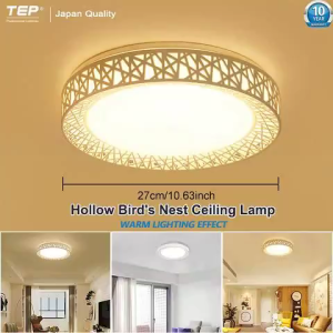 【💡10 Years Warranty 💡】YARN PRO  3 Color Ceiling Light Led Intelligent Adjustable 500mm Home Decoration Energy-Saving Modern Luxury Empty Nest Version Modern Ceiling Light 50cm 90w
