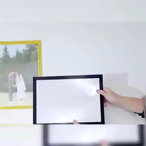 A4/A3 Magnetic Sign Holder Wall Mount Self-Adhesive Picture Poster Display Frames Display Card Self-adhesive Magne