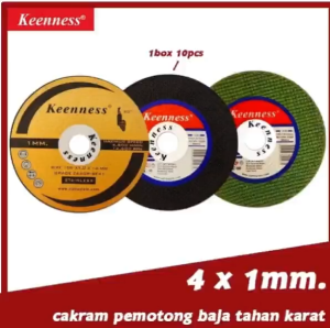 Potong Besi Isi 10Pcs Batu Grinda Asli 4\" x 1mm Gerinda