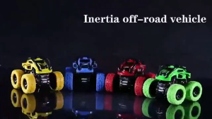 Monster Truck Toys 360 Infinite Roll Inertia SUV Truck car Friction Power Vehicles for Kids Toys