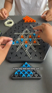 Trò Chơi Cờ Liên Xích Đồ Chơi Trẻ Em - Bộ Ghép Hình Đề Bàn - Trò Chơi Rèn Luyện Tư Duy Logic