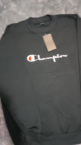 Crewneck Champion Logo Pull Bordier Premium Distro Hing Quality