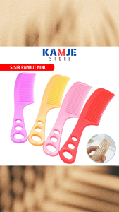 KAMJE Sisir Rambut Anti Kusut Kecil Mini Lucu