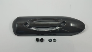 Pelindung Knalpot Scoopy Karbu - Cover Tutup Penutup Tameng Pengaman Muffler Exhaust Kenalpot Honda