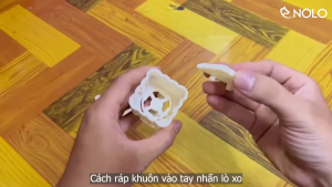 Khuôn làm bánh Trung Thu hình VUÔNG / TRÒN làm bánh dẻo bánh nướng xôi oản loại 4 mặt khối lượng 90-100gr