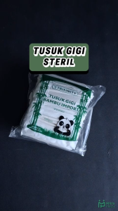 Tusuk Gigi Steril isi 500 pcs Bambu Higienis Bungkus Kertas