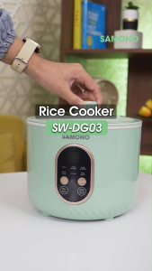SAMONO Panci Listrik Serbaguna Multi Rice Cooker Kapsitas 2L Lapisan Keramin SW-DG03 Kapasitas 2L Panci Elektrik Panci Masak Hemat Energi 600W - Lazada
