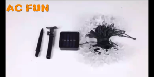 ACFUN Solar Christmas Star Lights LED String Fairy Garland Lamp Outdoor Waterproof Garden Birthday Party Decoration