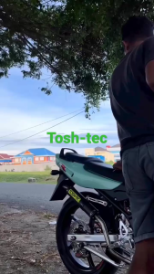 Knalpot Ninja R RR SS TOSTECH Exhaust 2 Tak 150 Carbon