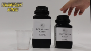 FIBERGLASS POLYESTER RESIN 500G/1000G USE TO REPAIR PRODUCT FIBER