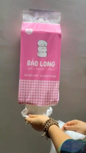 Khăn giấy rút treo tường Bảo Long - Khoản 450 đến 650 tờ - Màu Ngẫu Nhiên