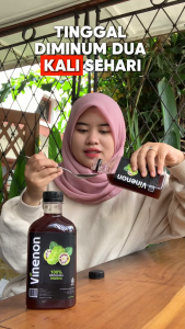 Cuka Mengkudu Vinenon dapat 2 BOTOL - Basmi Batu Ginjal - Turunkan Kolestrol dan Asam Urat - 300ml