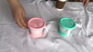 Bevavar Straw Training Cup Gelas Minum Bayi Sippy Cup Sedotan Anti Tumpah 160ml
