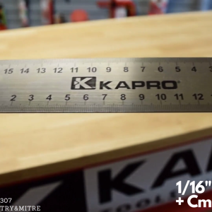 KAPRO 307 Try Square Layout Marking with Stainless Steel Blade Carpenter Wood Work Tool 8" 10" 12"