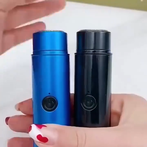 Mini Electric Shaver Set for Men: Portable USB Rechargeable Razor Stainless Steel Washable Low Noise Travel Electric Shaver