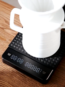 ALLTOU เครื่องชั่งกาแฟ เครื่องชั่งกาแฟดิจิตอล รับน้ำหนักได้3kg/0.1g ตาชั่งกาแฟ อาหา ความแม่นยำสูง เครื่องชั่งในครัว หน้าจอLED แบบพกพา การชาร์จ