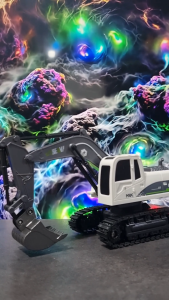 Mainan Mobil Remot Kontrol RC Beko Excavator Heavy Truck 11 Fungsi Premium