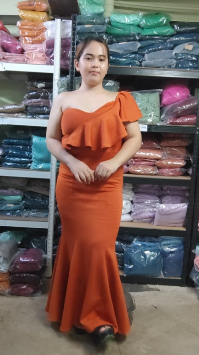 Marian Off Shoulder Dress For Bridesmaid Dress Taytay Supplier Lazada PH