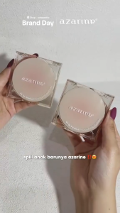 Azarine Its So Porefect! Powder Foundation 8gr Bedak Padat Two Way Cake Buildable Coverage with Instant Pore Blurring Effect TWC